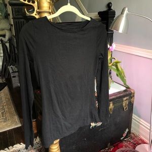 Philosophy Cotton Black Long Sleeved Shirt